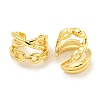 Brass Cuff Earrings EJEW-C104-153G-2