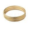 7Pcs 201 Stainless Steel Bangles for Women BJEW-Z151-04G-03-4