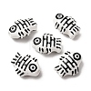 Handmade Printed Porcelain Beads PORC-F005-03B-03-1