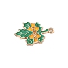 Thanksgiving Day Alloy Enamel Pendants ENAM-I077-01KCG-08-2