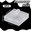 Acrylic Single Ring Display Stands RDIS-WH0007-13B-2