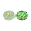 Baking Paint Transparent Glass Beads X-DGLA-N018-30-2