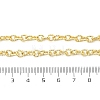 Brass Textured Cable Chain Necklaces NJEW-A042-12G-01-3