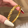 Brass Micro Pave Clear Cubic Zirconia Bangles for Women WGC0524-02-1