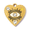 304 Stainless Steel with Enamel Charms SA-OY001-93G-1
