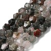Natural African Bloodstone Beads Strands G-Z119-A28-01-3