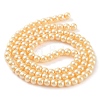 Baking Paint Pearlized Glass Pearl Round Bead Strands LS-HY-Q003-6mm-61-4