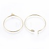 316 Surgical Stainless Steel Hoop Earring Findings STAS-P221-01B-G-2