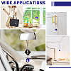 Glass Evil Eye & Alloy Rhinestone Car Pendant Decorations AJEW-GL0003-26-7