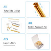 Iron Slide On End Clasp Tubes FIND-PJ0001-01-13