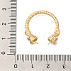 Brass Micro Pave Cubic Zirconia Peg Bails KK-K388-65G-3