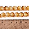 Handmade Lampwork with Gold Powder Beads Strands LAMP-N037-06B-06-4