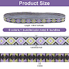 6 Bundles 6 Colors Ethnic Style Polyester Ribbon OCOR-BC0005-10-2