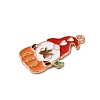 Thanksgiving Day Golden Tone Alloy Enamel Pendants X-ENAM-M002-02O-G-2