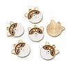 Alloy Enamel Pendants FIND-CJC0003-85G-1