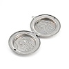 304 Stainless Steel Locket Pendants STAS-M090-04P-2
