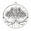 Tibetan Style Alloy Big Pendants AL-CBACA42-04AS-1