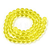 Transparent Glass Beads Strands GLAA-T032-T8mm-12-3