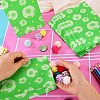 15Pcs Football Pattern Paper Bakery Bags ABAG-TA0002-32D-6