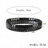 Synthetic Non-magnetic Hematite Beads Stretch Bracelets for Men PZ7053-6-2