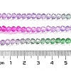 Transparent Painted Glass Beads Strands LS-DGLA-A034-T3mm-A06-3