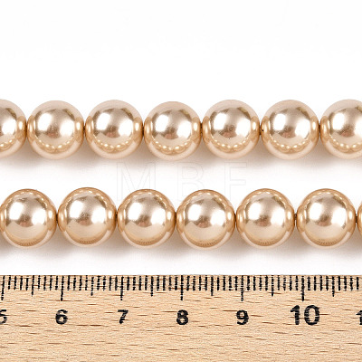 Glass Pearl Beads Strands X-HY-G002-01E-11-1