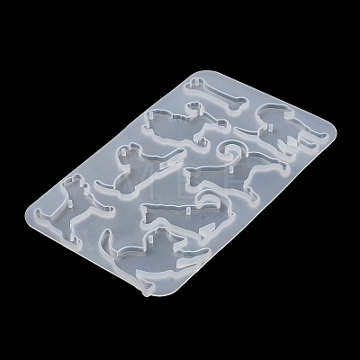 Dog DIY Pendant Silhouette Silicone Molds X1-SIL-F010-05-1