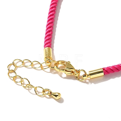 Nylon Milan Cord Necklace Making MAK-M028-01G-26-1