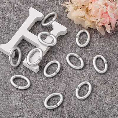 Opaque Spray Painted Acrylic Linking Rings OACR-S021-67A-B02-1