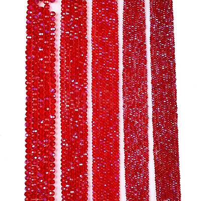 Electroplate Glass Beads Strands EGLA-A044-T6mm-L01-1