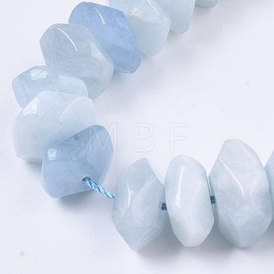 Natural Aquamarine Beads Strands G-R462-19-1