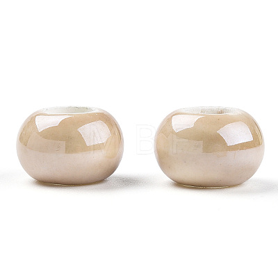 Handmade Porcelain Beads PORC-Q219-13x9-F13-1