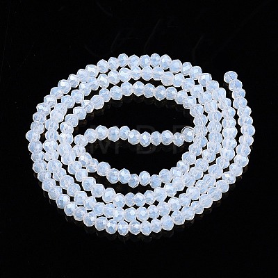 Electroplate Glass Beads Strands EGLA-A044-J1mm-A06-1