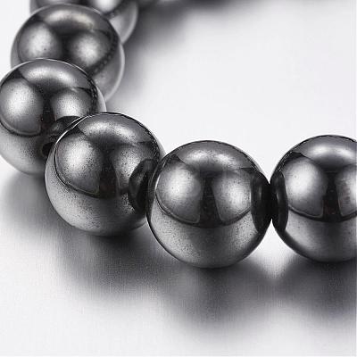 Good Valentines Day Gifts for Him Stretchy Magnetic Synthetic Hematite Bracelet IMB001-1