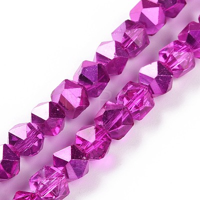 Transparent Glass Beads Strands GLAA-P003-B-1