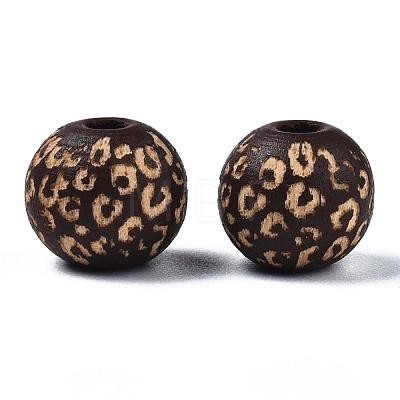 Painted Natural Wood Beads X-WOOD-T021-53A-02-1
