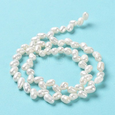 Natural Cultured Freshwater Pearl Beads Strands PEAR-J007-41-1