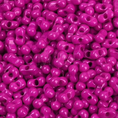 Baking Paint Glass Seed Beads SEED-K010-A06-1