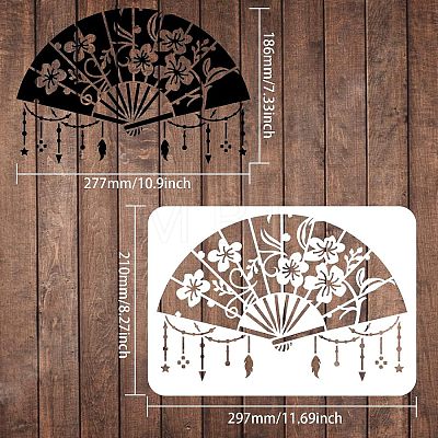 Plastic Reusable Drawing Painting Stencils Templates DIY-WH0202-264-1