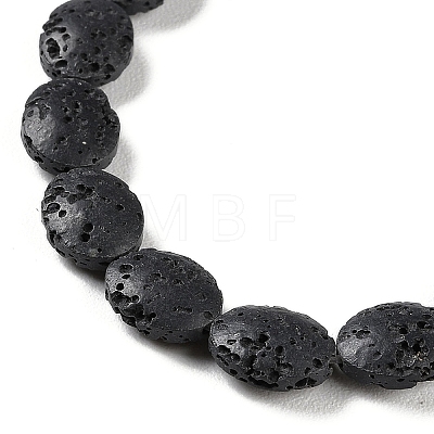 Natural Lava Rock Dyed Beads Strands G-H311-01-09-1