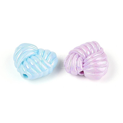 Opaque Acrylic Beads OACR-N150-01-1