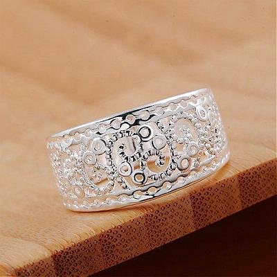 Vintage Elegant Fashion Style Brass Hollow Out Metal Rings RJEW-EE0002-006P-D-1