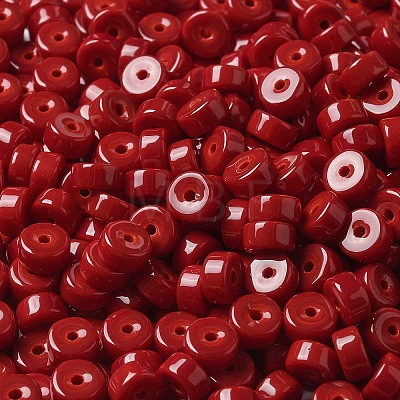 Opaque Colours Glass Seed Beads SEED-E001-P3x6mm-13-1