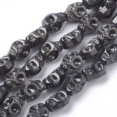 Electroplate Glass Beads Strands EGLA-T005-01A-1