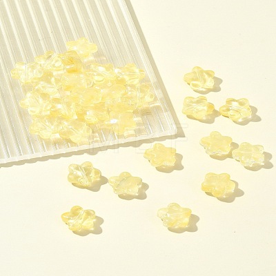 30Pcs Baking Paint Glass Beads GLAA-FS0001-99C-1