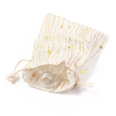 Christmas Theme Cotton Fabric Cloth Bag ABAG-H104-B11-1