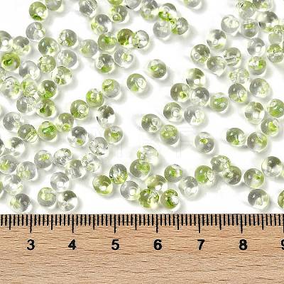 6/0 Spray Paint Glass Seed Beads SEED-H003-11N-1