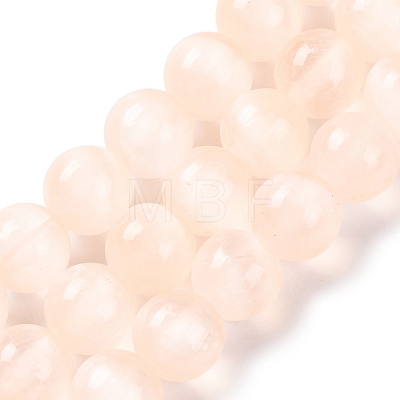 Natural Selenite Beads Strands G-C142-01C-08-1