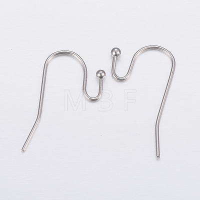 304 Stainless Steel Earring Hooks STAS-H448-01P-1
