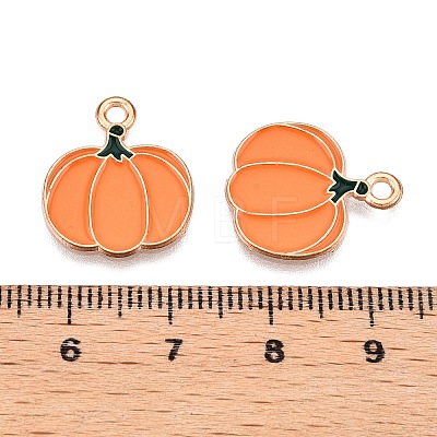 Thanksgiving Day Theme Alloy Enamel Pendants ENAM-T020-35N-1